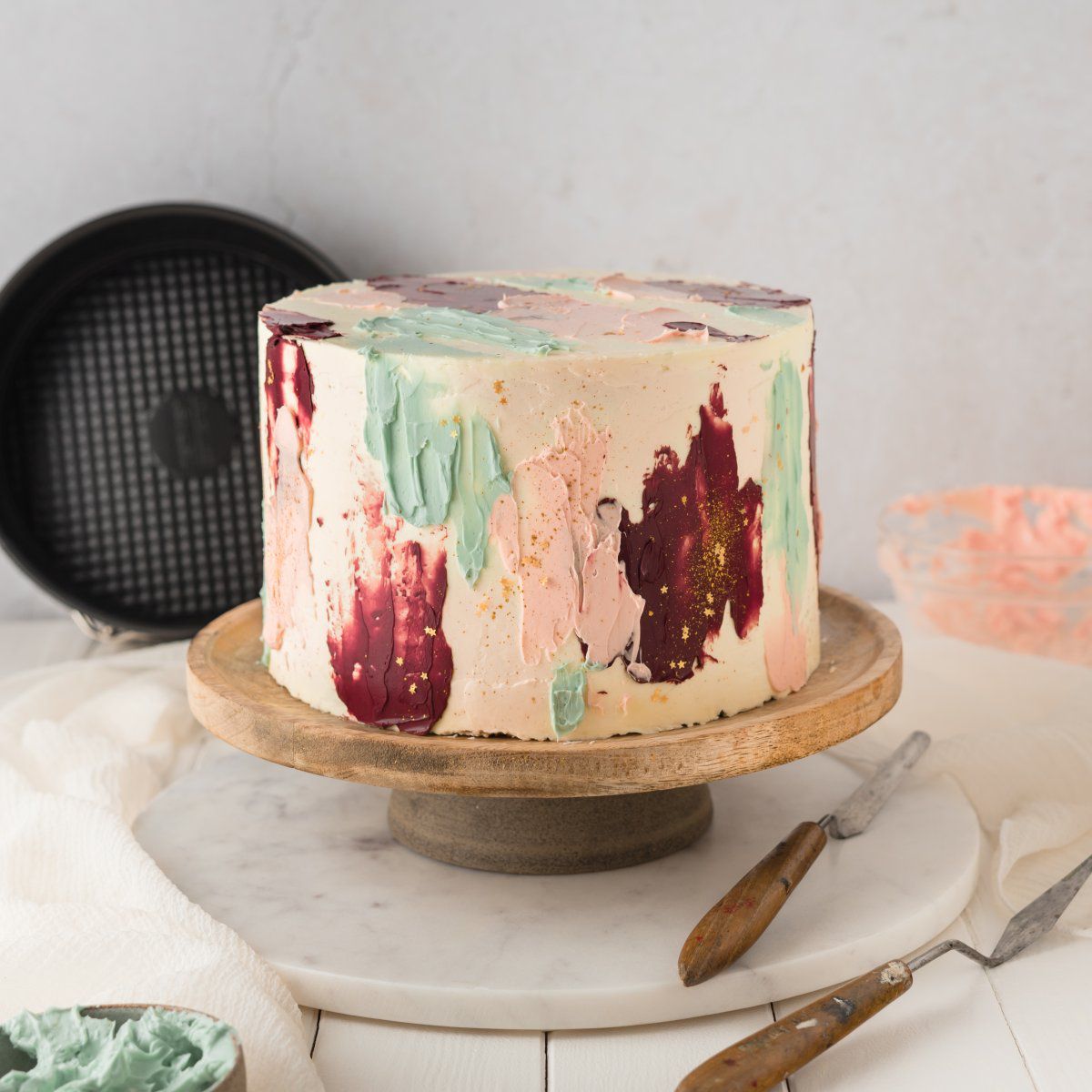 Set de 2 moules à manqué et 1 moule à manqué et savarin diamètres différents Zenker Black Metallic