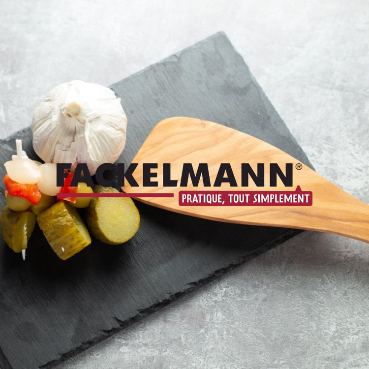 Ensemble de 2 Couverts à salade Fackelmann Édition Bois d'olivier