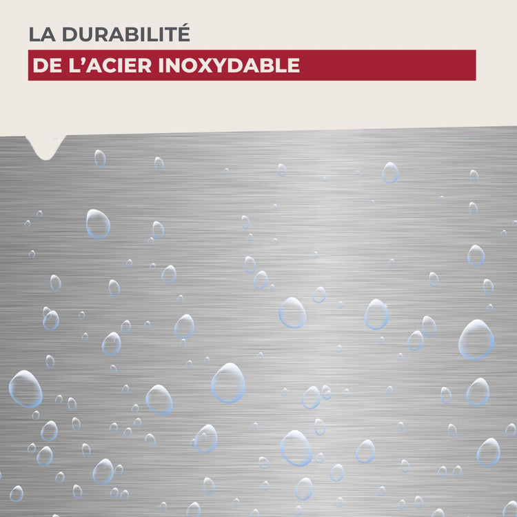 Couteau à pain inox professionnel Set de 2, 33,5 x 3 x 2 cm acier inoxydable Nirosta Star
