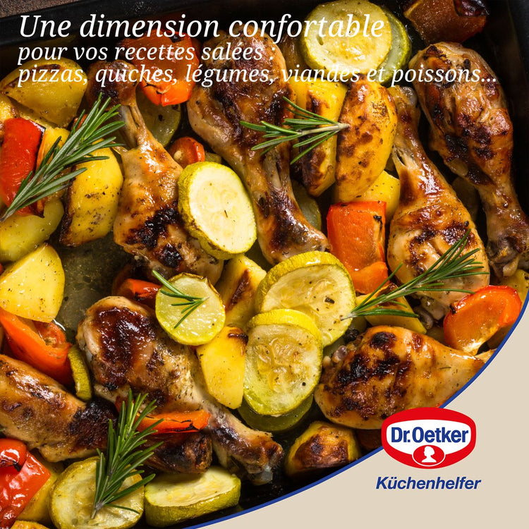 Plaque de cuisson avec couvercle Dr.Oetker