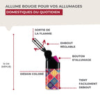 Petit allume gaz flexible Fackelmann Tecno