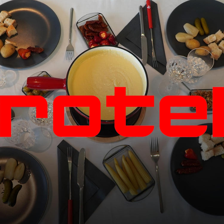 Service à fondue au fromage 6 personnes Rotel Swiss Tradition