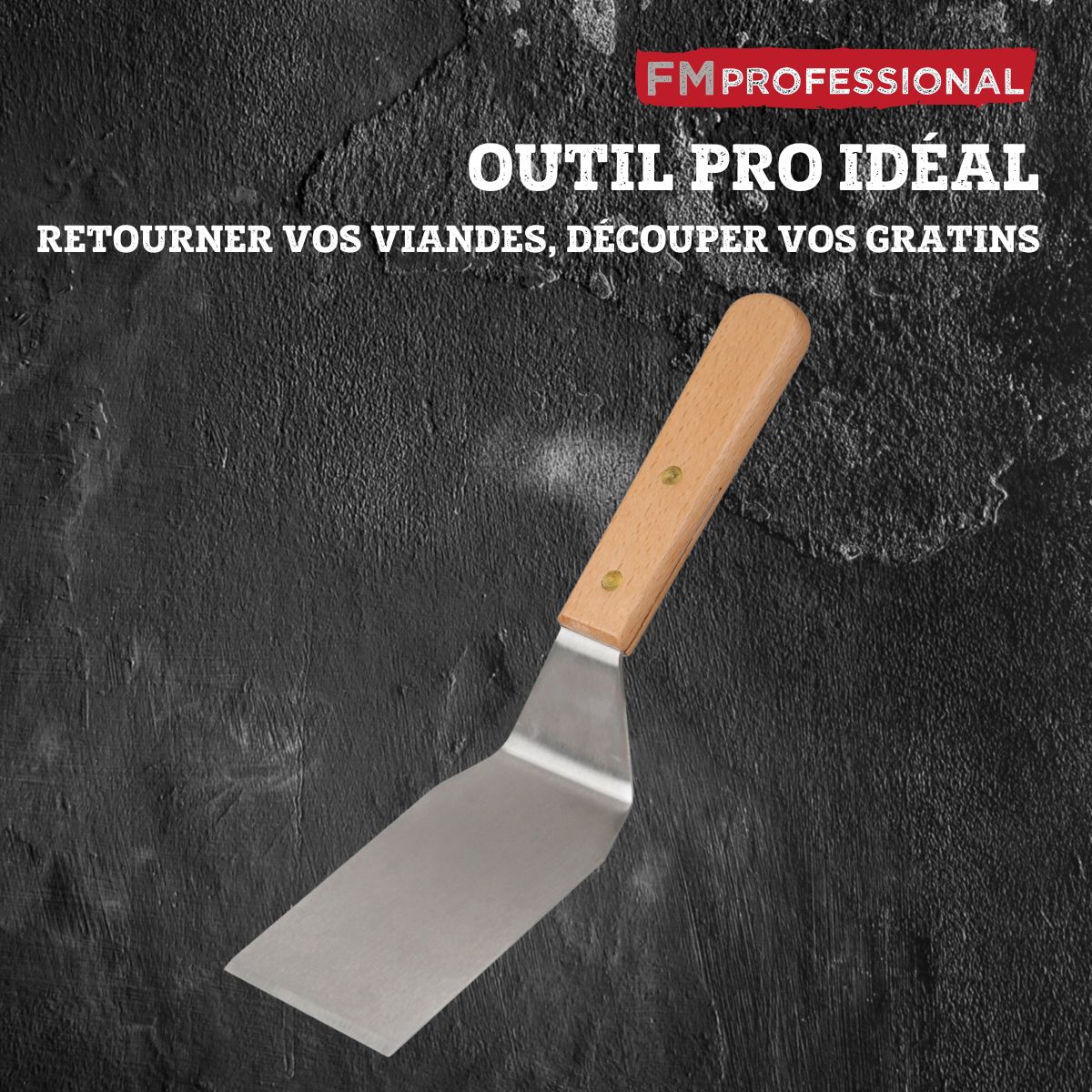 Spatule à plancha pelle à servir FM Professionnal