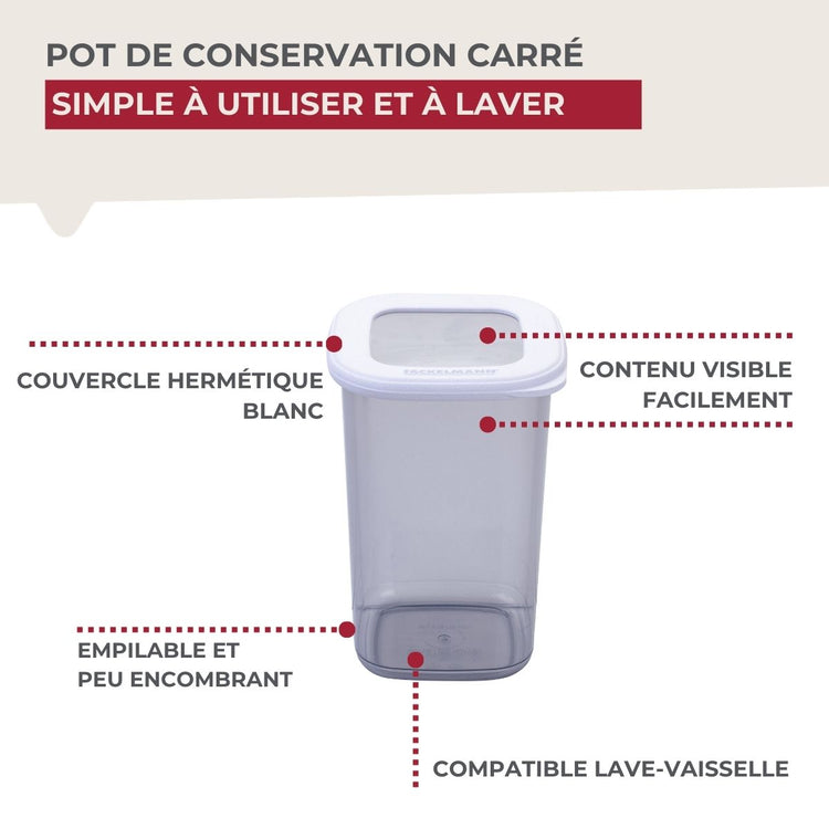 Boite à Provisions 1,1 Litre Fackelmann Storage