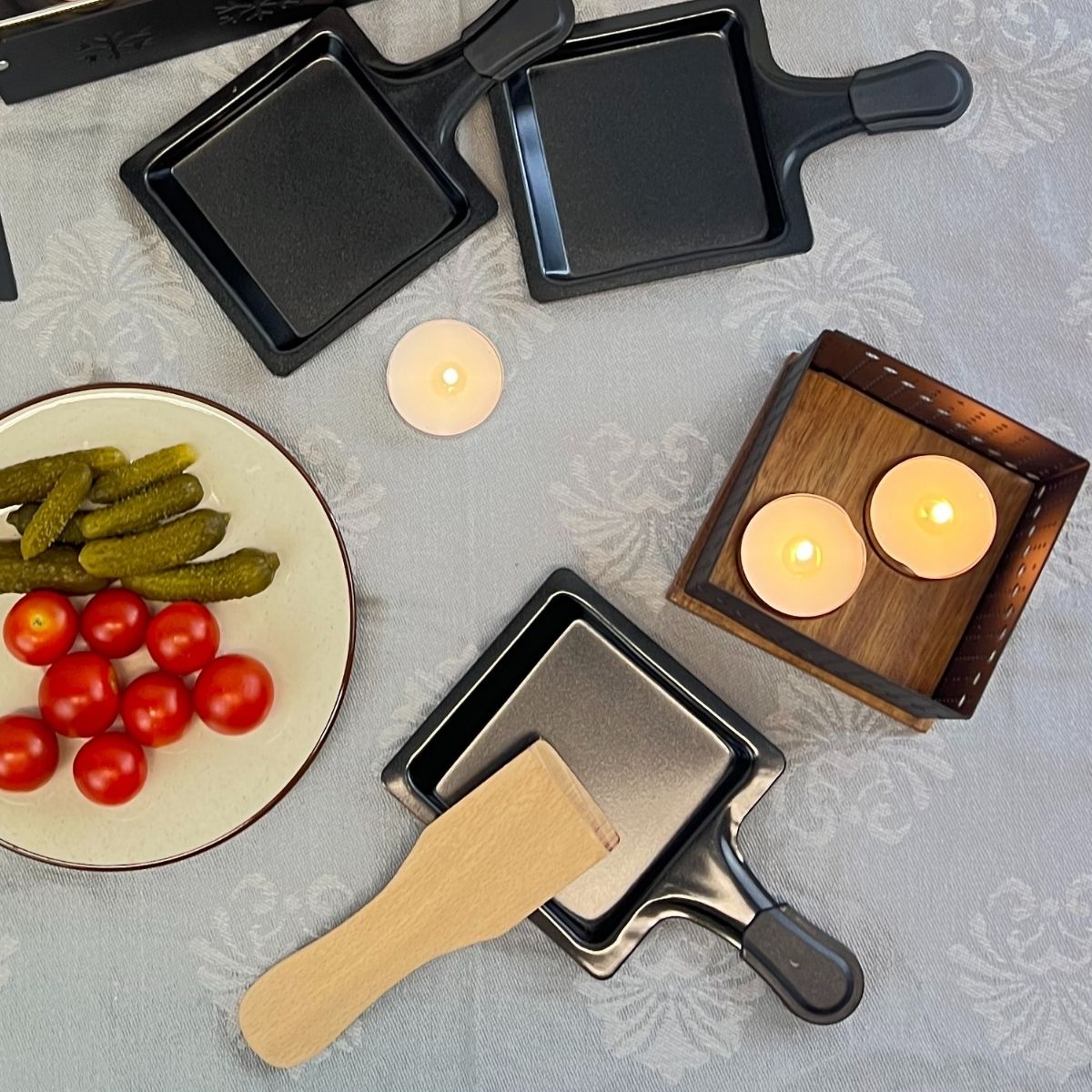 Appareil à raclette individuel à bougie Fackelmann Spécialités Culinaires