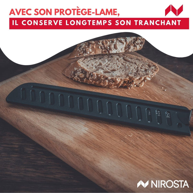 Couteau à pain 33,5 cm Nirosta Flow