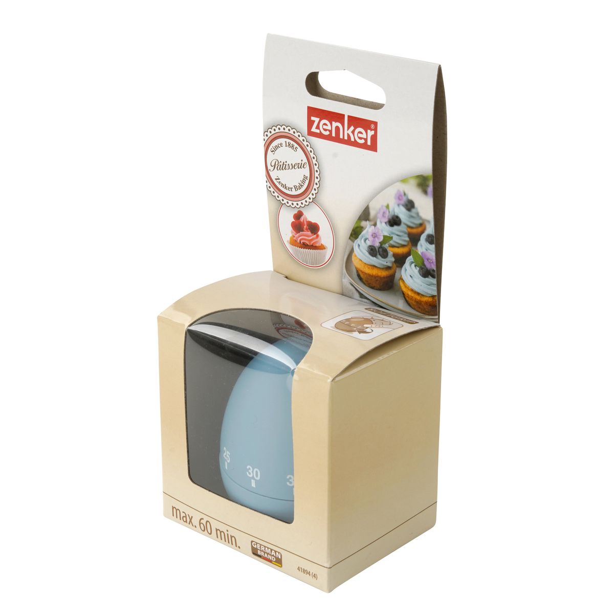 Minuteur de cuisine mécanique en forme d'œuf Zenker