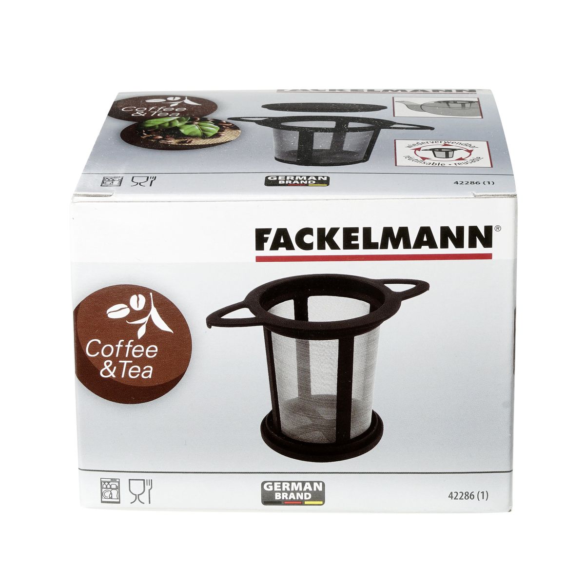Filtre à thé réutilisable pour théière et tasse à thé Fackelmann
