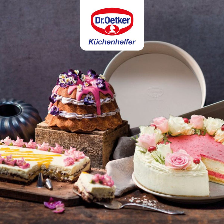 Moule à gâteau céramique et plat four Dr Oetker Back Trend
