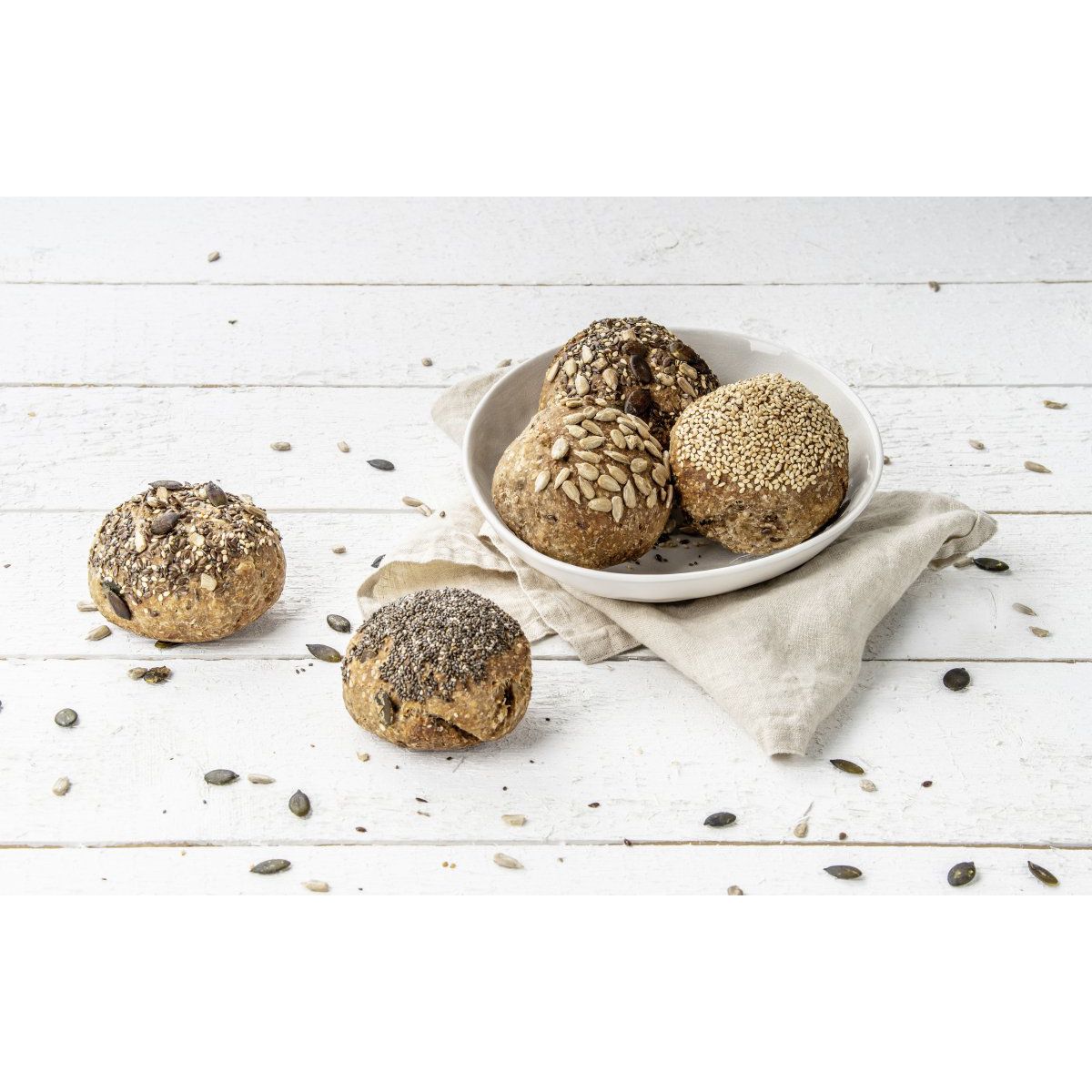 Moule 12 mini pains ou brioches Zenker Black Metallic