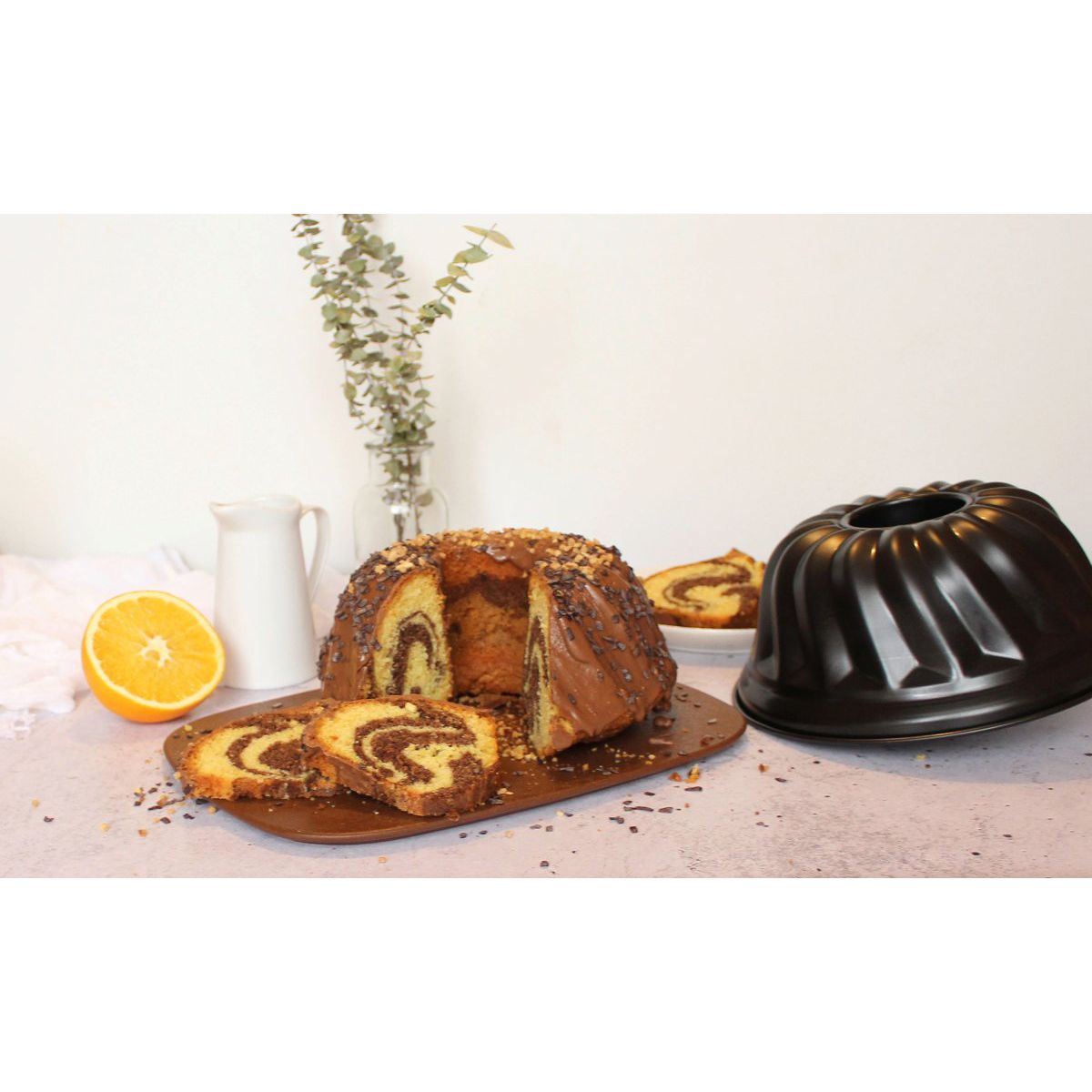 Moule à kouglof 25 cm Zenker Black Metallic
