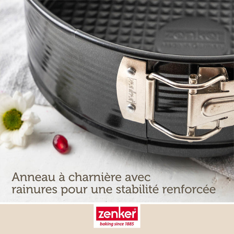 Moule à manqué et à savarin double fond 24 cm Zenker PerfectBack+