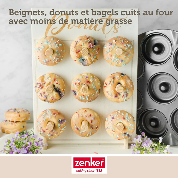 Moule pour 8 beignets au four Zenker Black Metallic