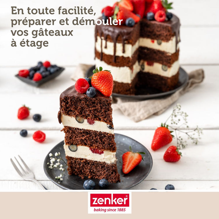 Moule à panettone à charnière 18 cm Zenker Black Metallic