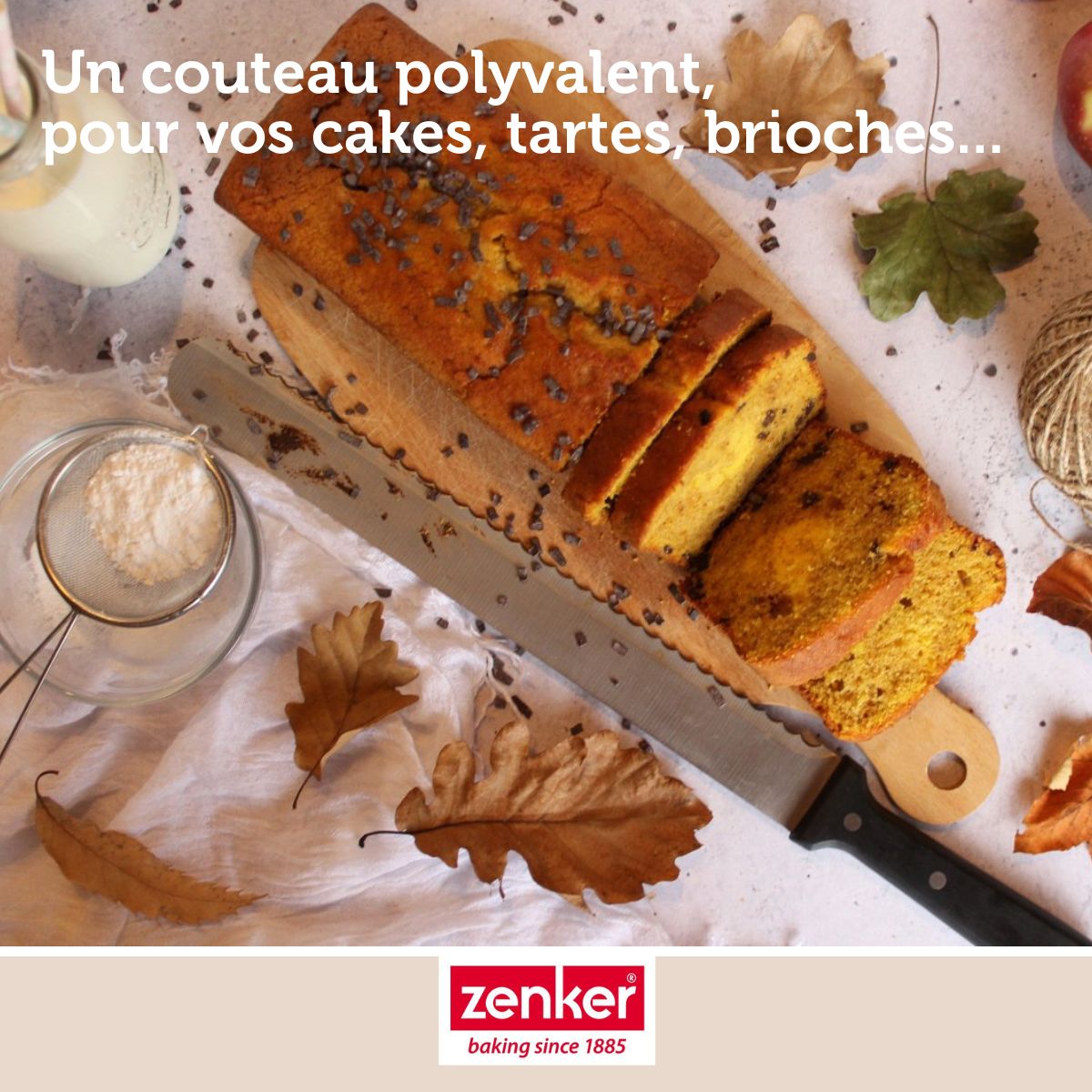 Couteau professionnel pour gâteau Zenker