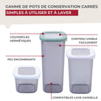 Lot de 6 boîtes hermétiques 11 cm avec 6 ustensiles de cuisine Fackelmann Storage