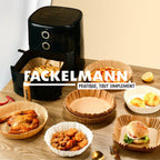 Lot de 1 moules en papier airfryer 20/4,5 cm en papier Fackelmann Moules Air Fryer