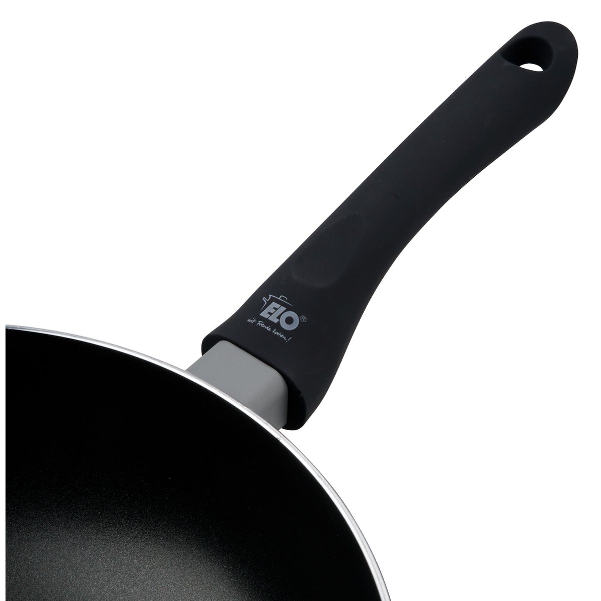 Lot de 2 woks de cuisine de 20 cm et 28 cm en aluminium pressé Elo Smart Life