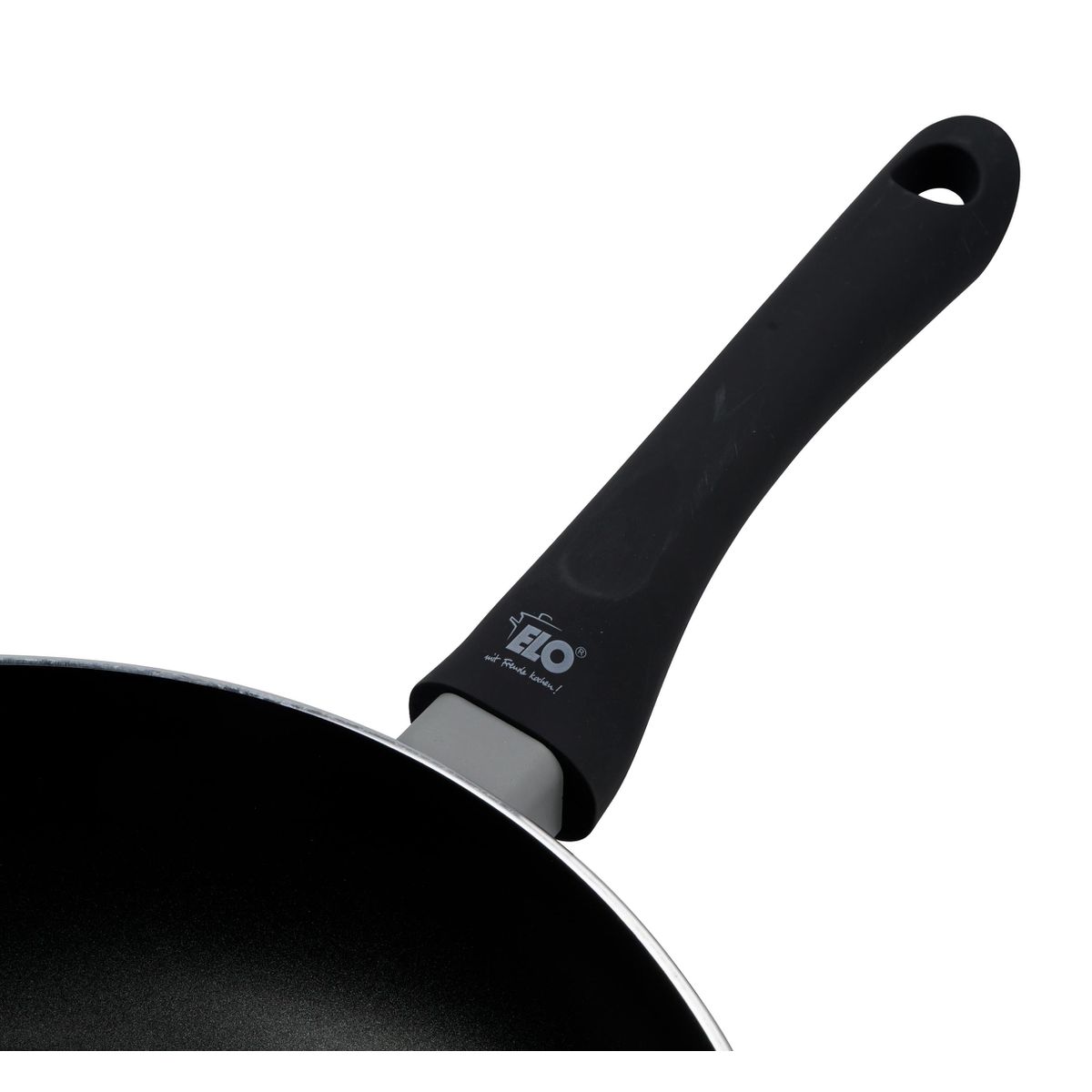 Poêle à frire en aluminium 28 cm avec couvercle en verre Elo Smart Life