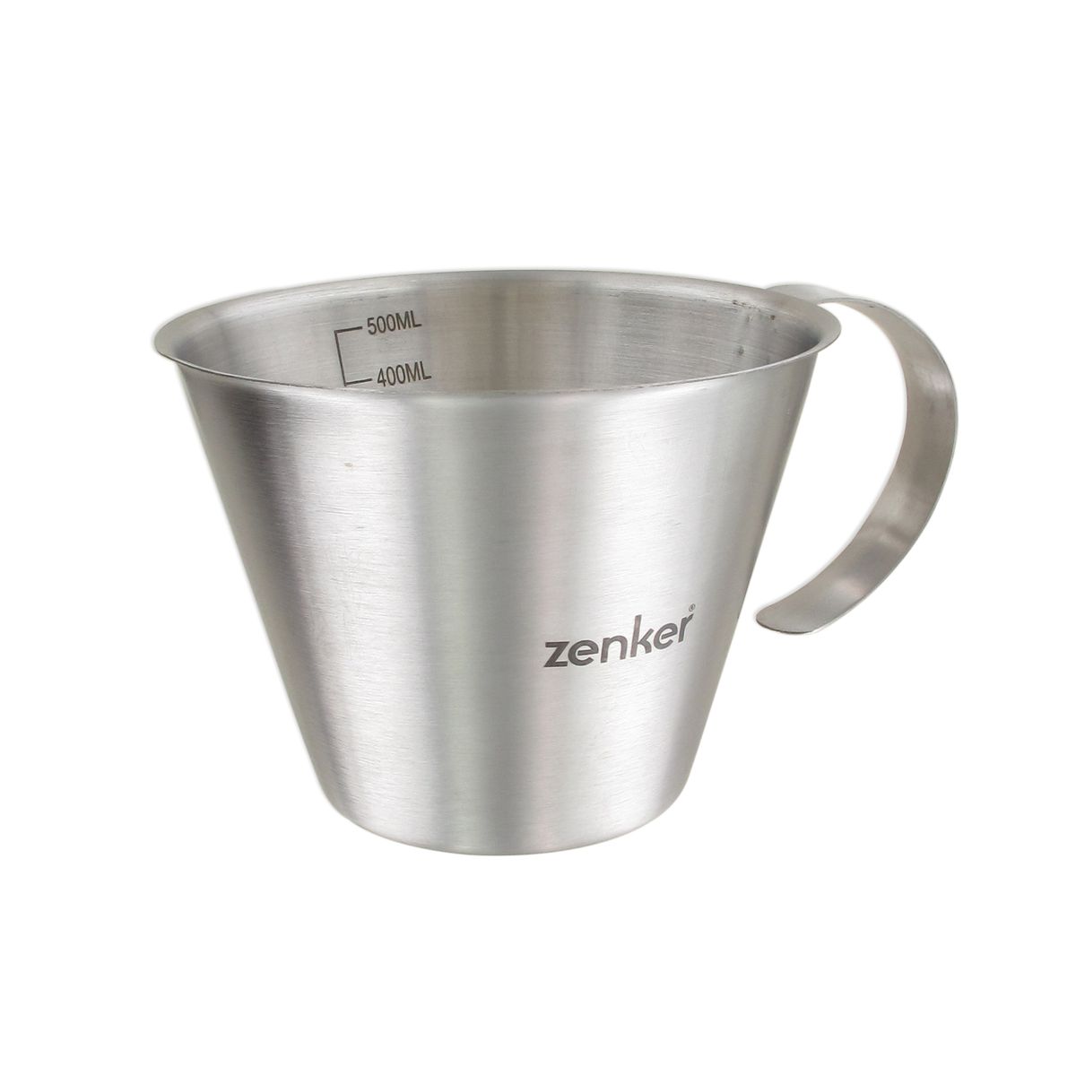 Set de 3 verres doseurs gradués en inox 250 ml, 500 ml et 1 litre Zenker