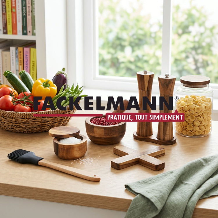 Boîte à épices en bois Fackelmann Acacia