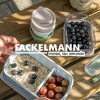Set de 3 boîtes rondes à sauce ou épices Fackelmann Storage