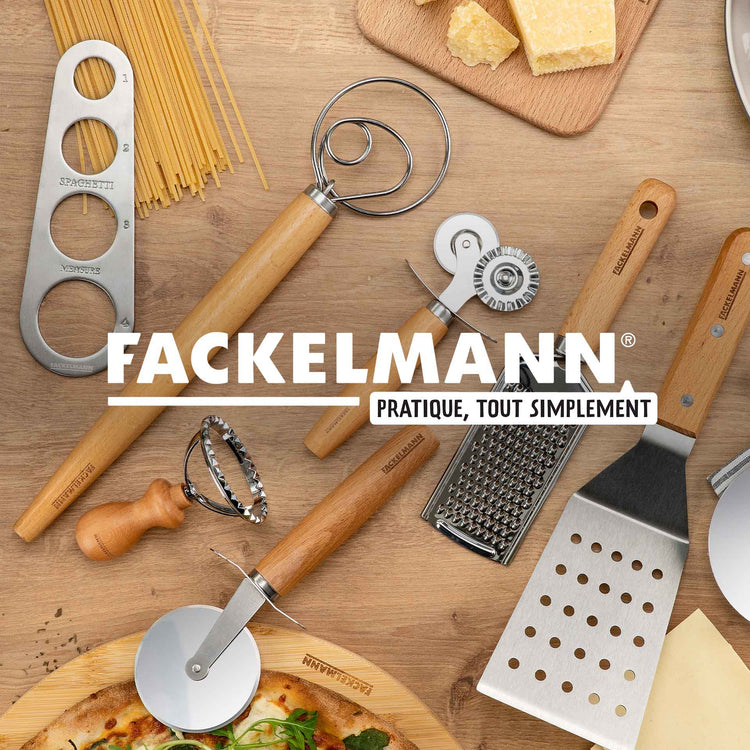 Roulette à pizza manche en bois Fackelmann Pizza & Pasta