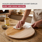 Planche à pizza et tarte flambée en bois Fackelmann Wood Edition
