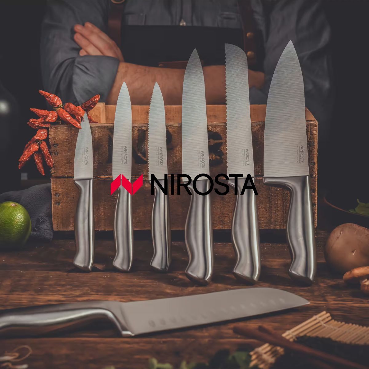 Couteau de cuisine universel 24 cm en tout Nirosta Star