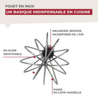 Fouet de pâtisserie en inox 26 cm Fackelmann