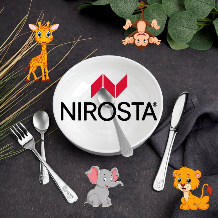 Set de 4 couverts pour enfants Nirosta Safari