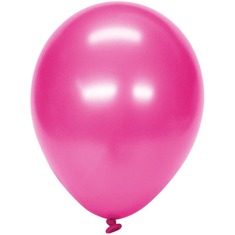 Lot de 15 ballons de baudruche effet métallisé Fackelmann