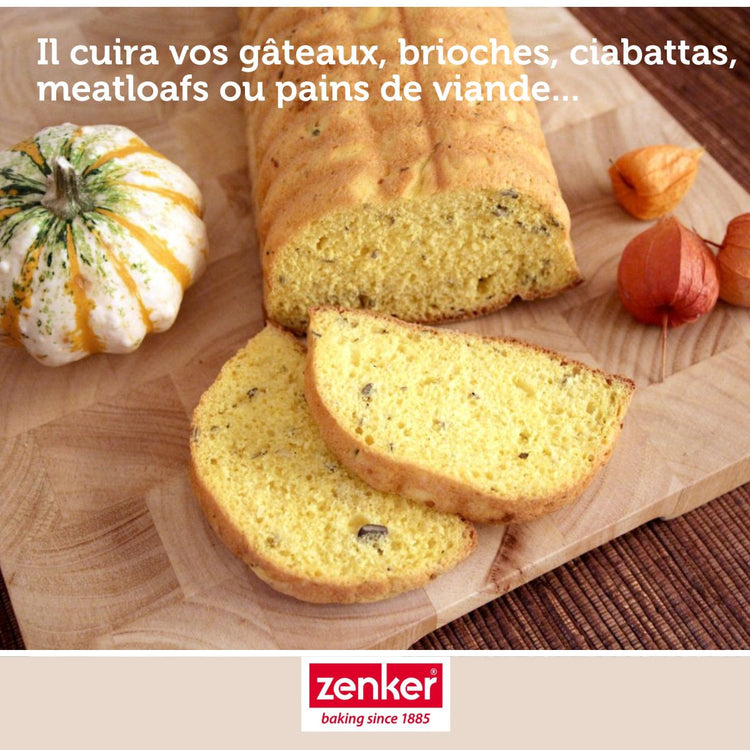 Moule à bûche de Noël Zenker Black Metallic