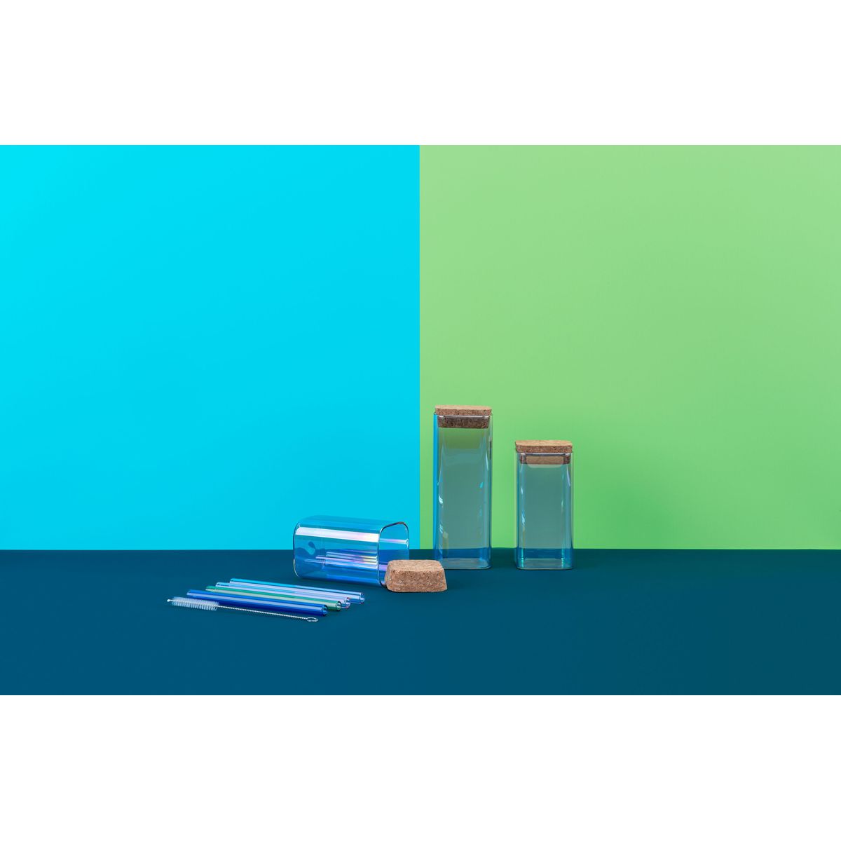 Boîte de conservation en verre 450 ml Tasty Green