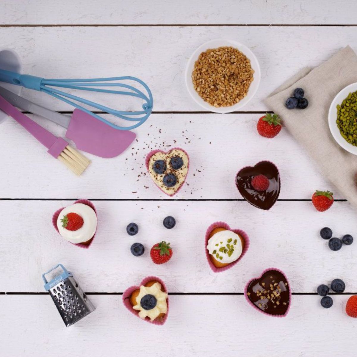 Pinceau de pâtisserie rose Zenker Sweet Sensation