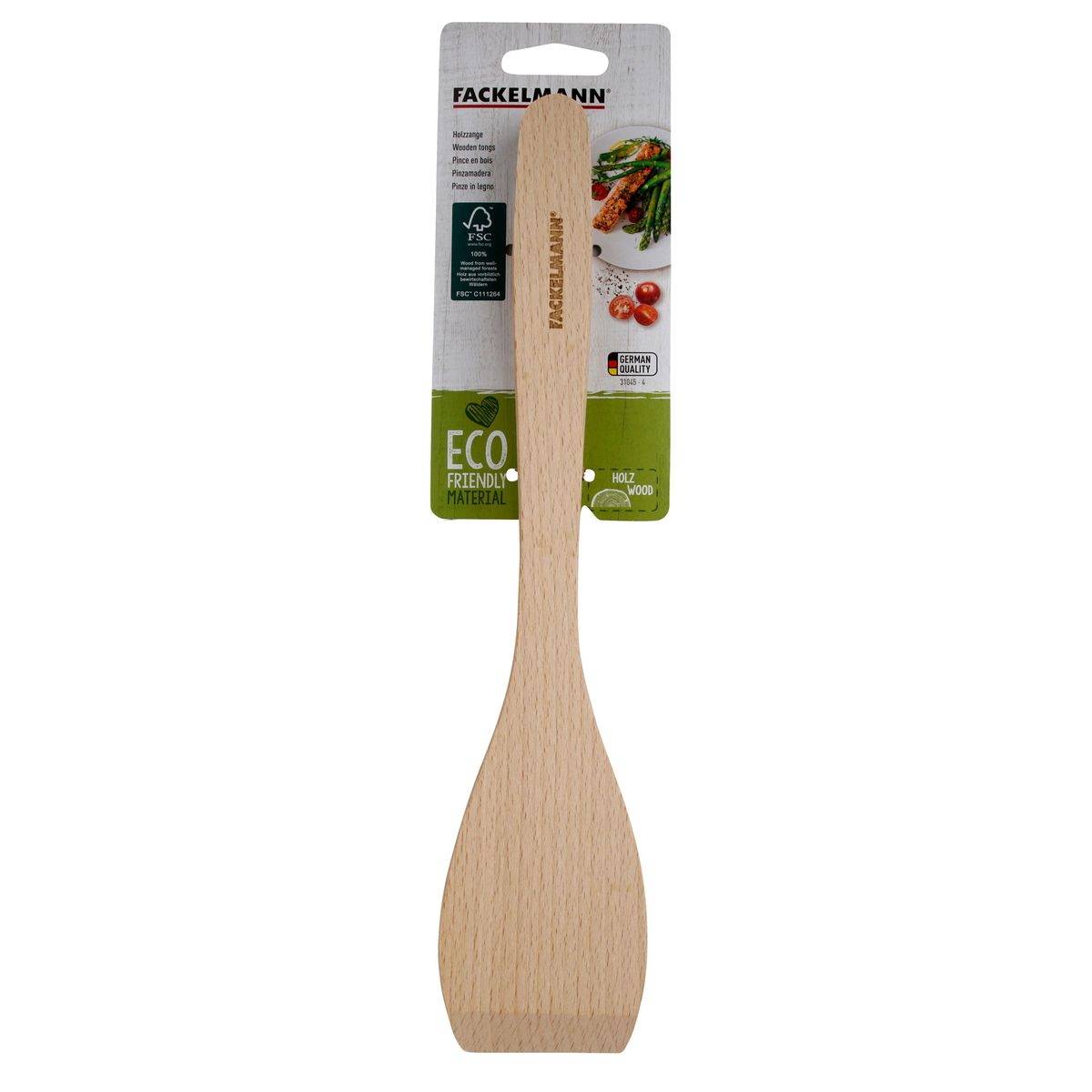 Pince de cuisine en bois FSC Fackelmann Eco Friendly