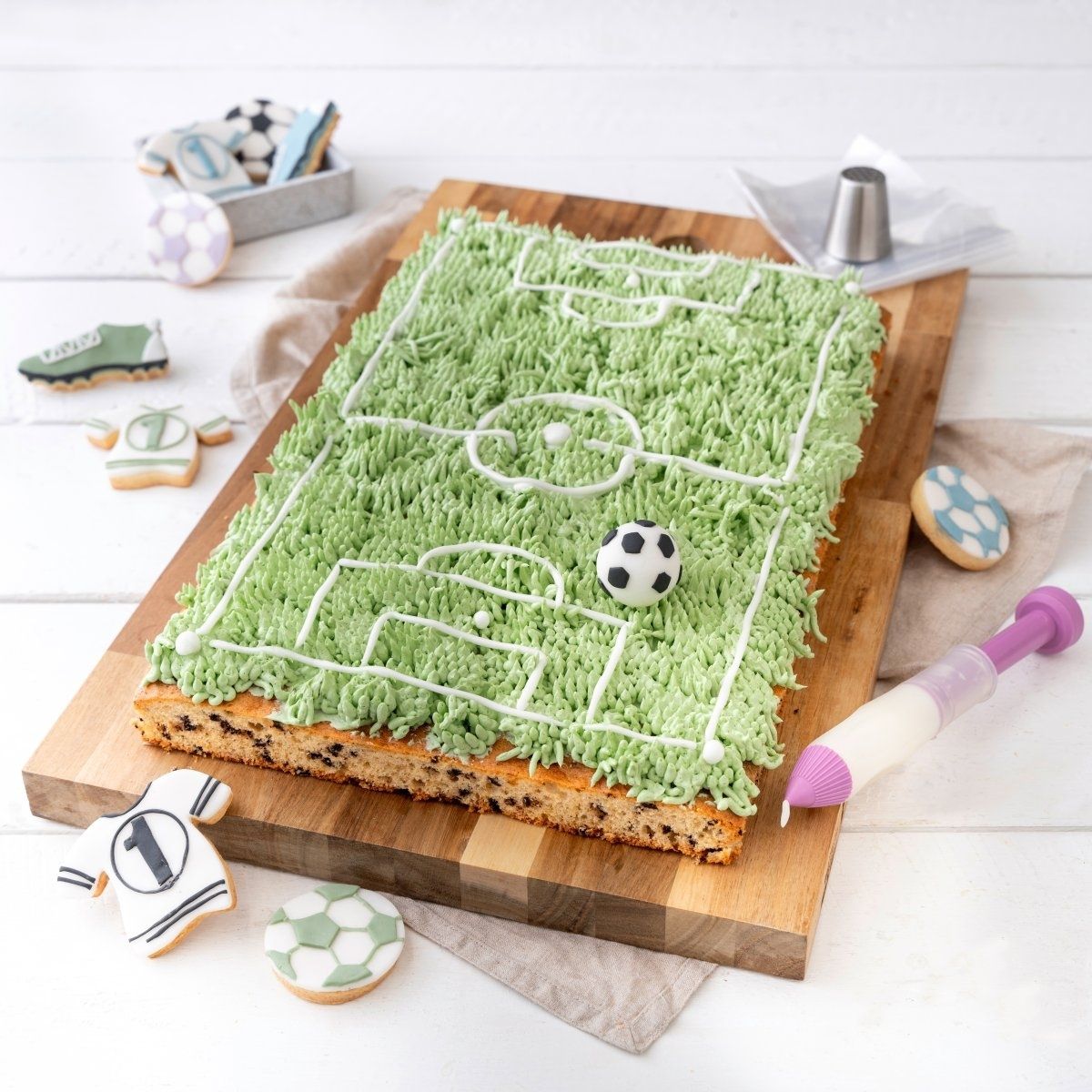 Set de décoration de terrain de foot 6 pièces Zenker Spécial Football