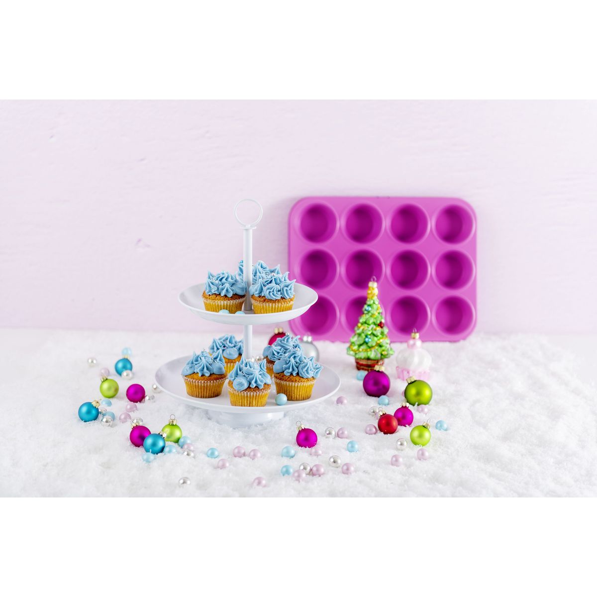 Moule à muffins 12 empreintes Tasty Pâtisserie