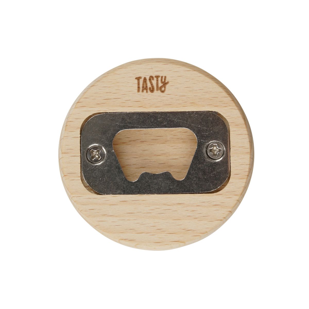 Décapsuleur rond en bois Tasty Green