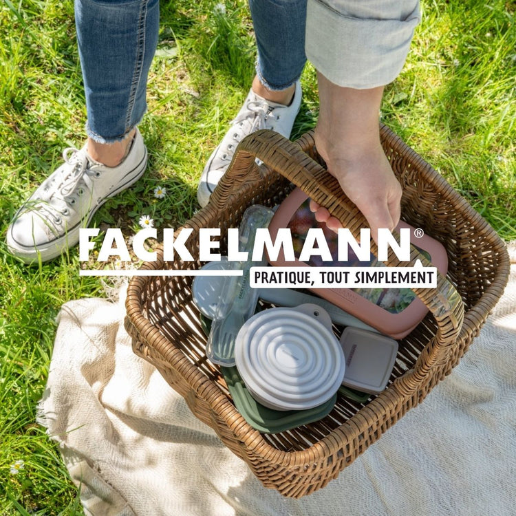 Lot de 1 boite de rangement collation 3 petites boites alimentaires Fackelmann Storage