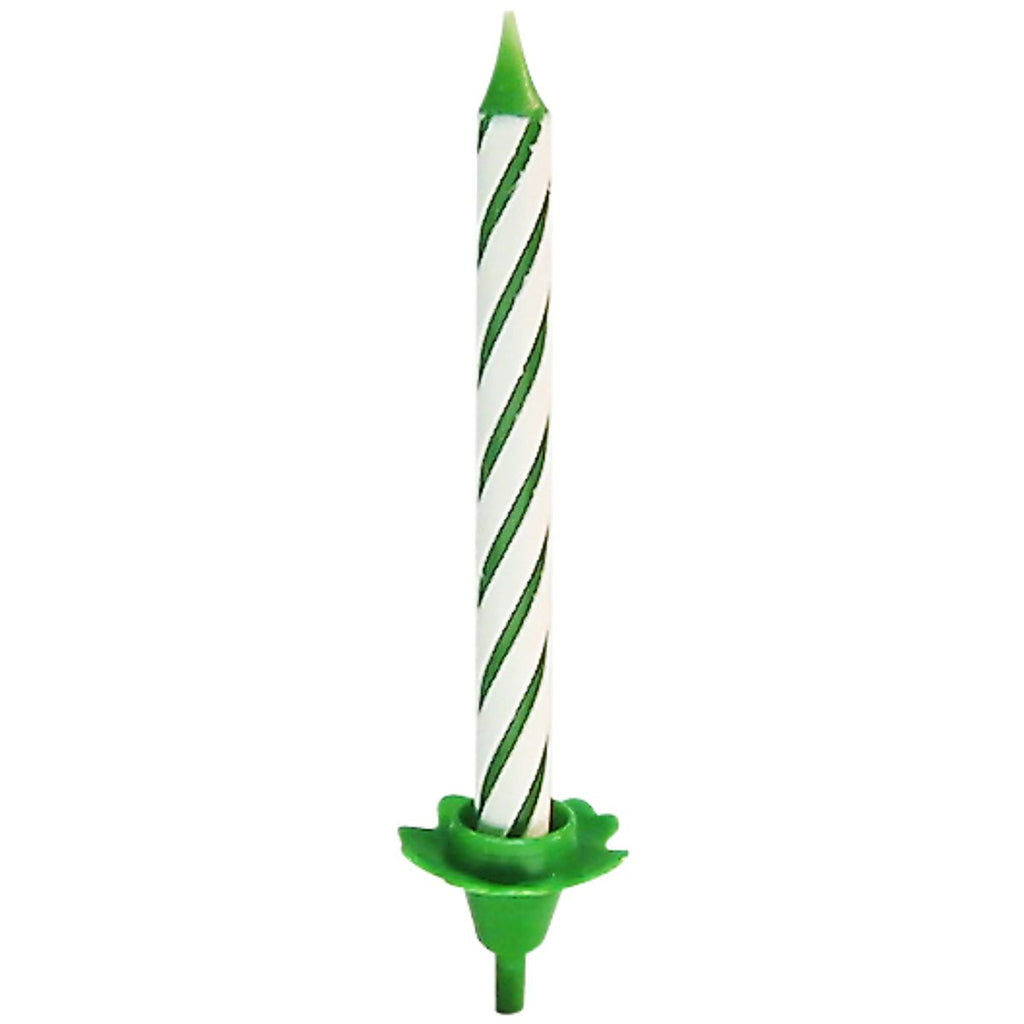 2 Lots de 24 bougies d'anniversaire et 12 bobèches Fackelmann Rio Party