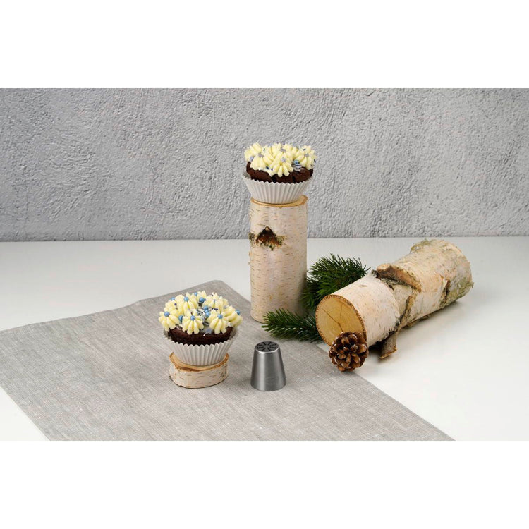 Douille motif Cristal de glace et lot de 4 poches à douille Dr Oetker