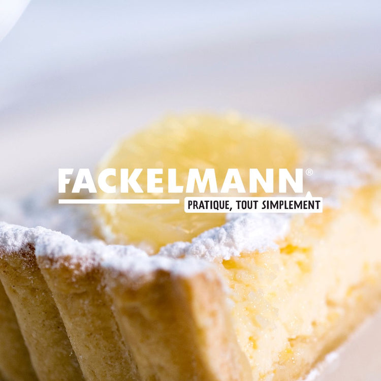 Saupoudreuse en verre et couvercle inox 14 cm Fackelmann Basic