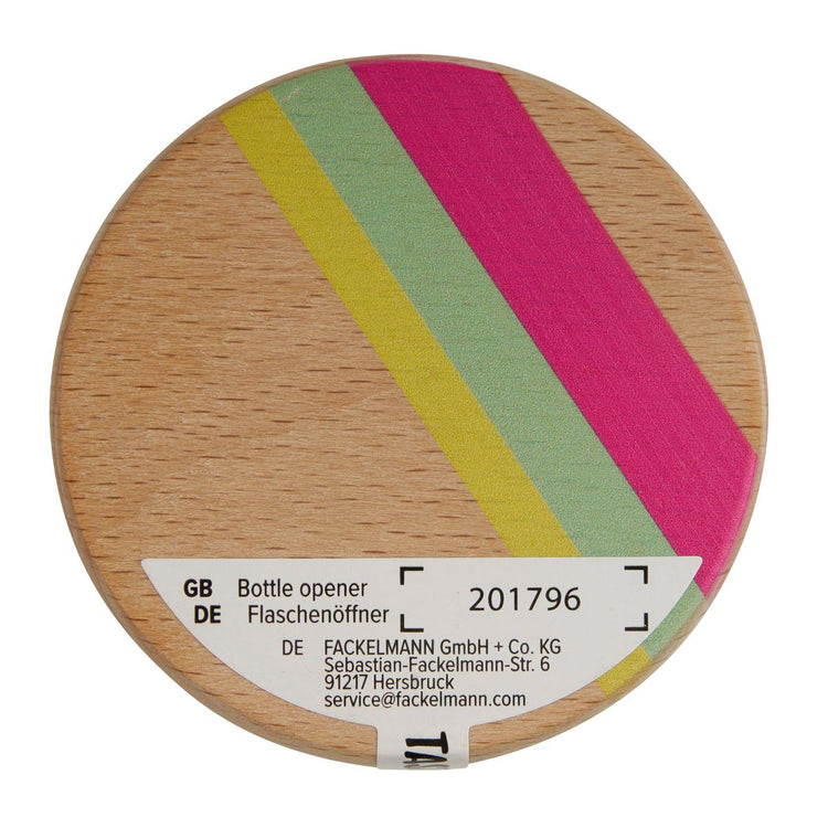 Décapsuleur rond en bois Tasty Green