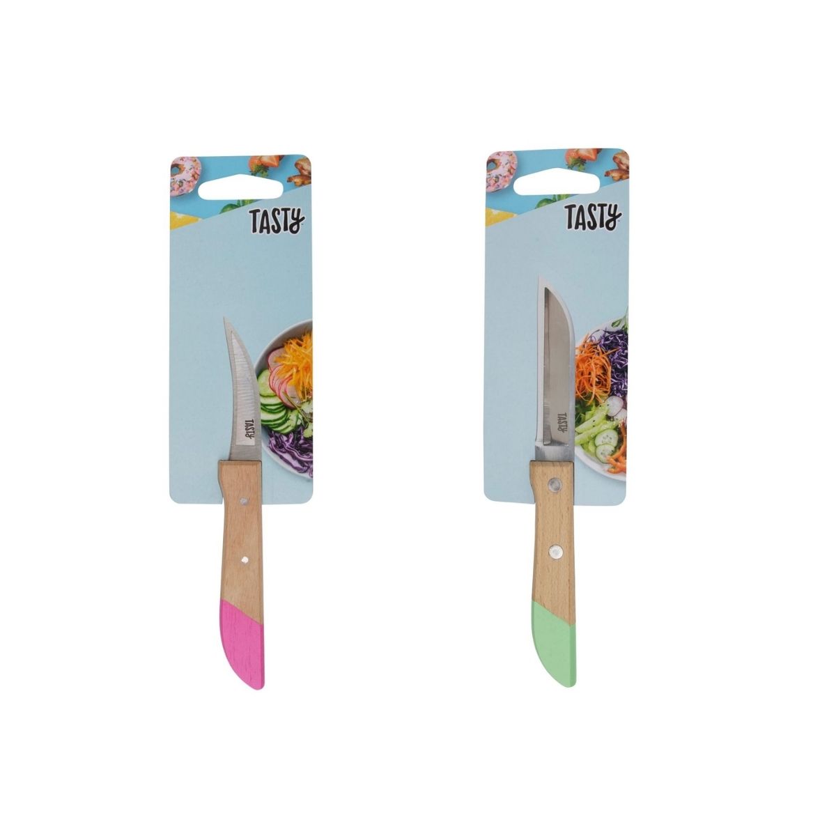 Set de 2 couteaux éplucheur et à légumes Tasty Green