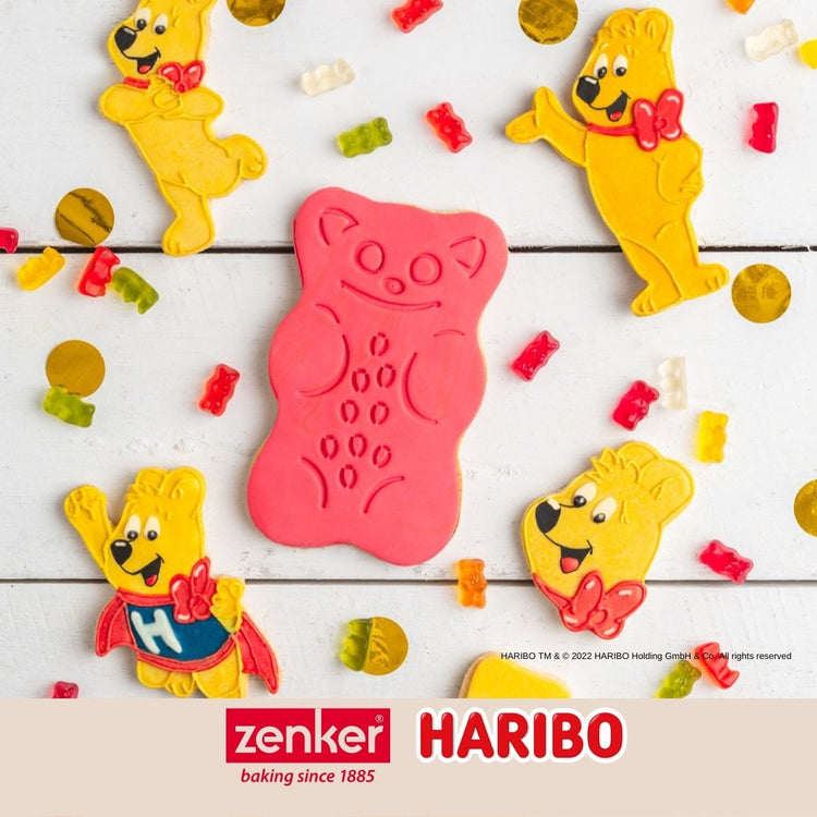 Emporte-pièce biscuits 2 en 1 en plastique Zenker Haribo