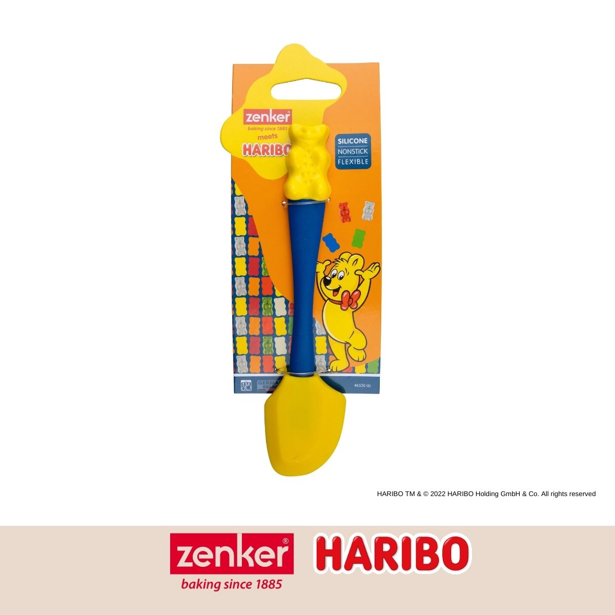 Spatule de cuisine et de pâtisserie en silicone 18 cm Zenker Haribo