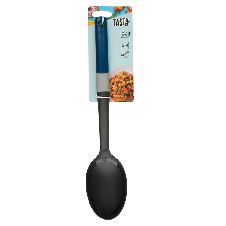 Cuillère doseuse manche bleu foncé 34 cm Tasty Core