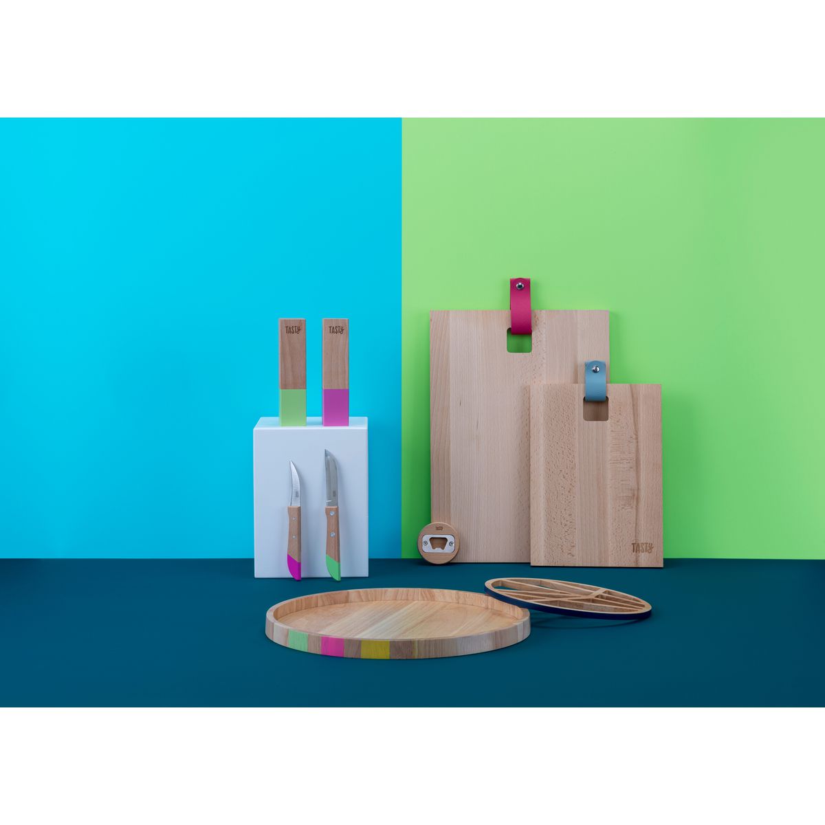 Poivrière design en bois Tasty Green