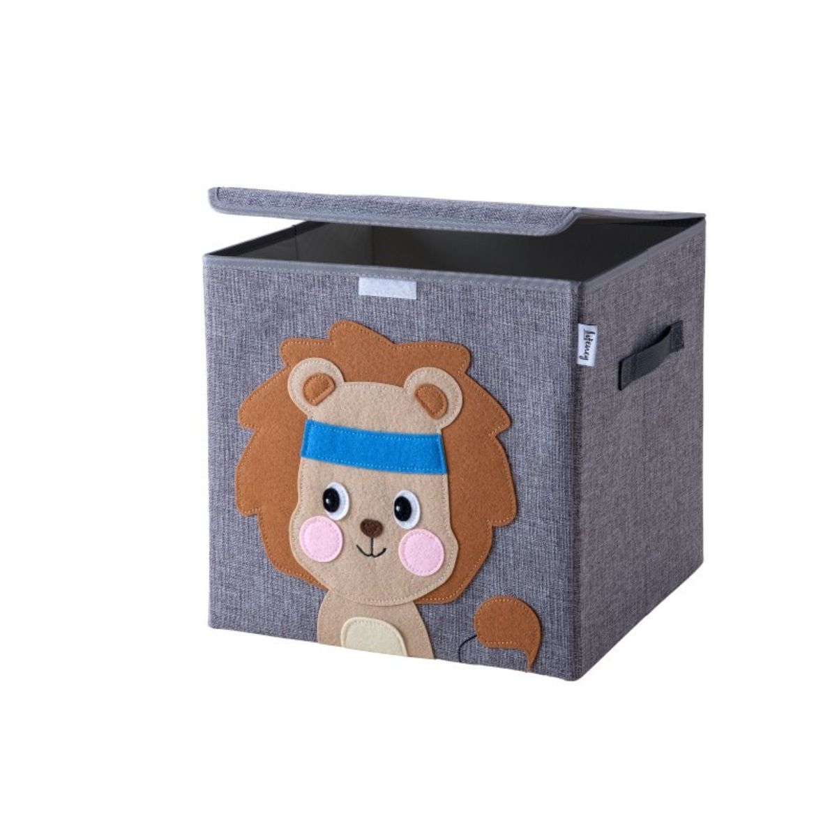 Boîte de rangement "lion" avec couvercle, compatible avec l'étagère IKEA KALLAX Lifeney